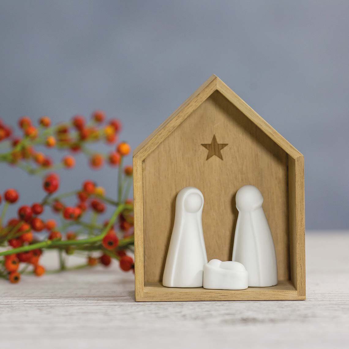 Räder Design Krippe, Weihnachten Krippenspiel Maria Josef Jesuskind