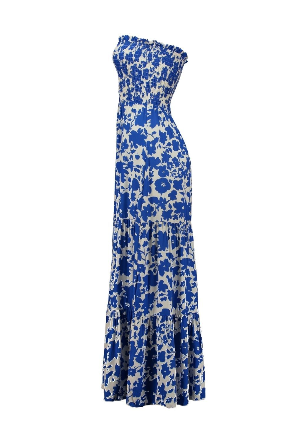 HaILY’S Sommerkleid Haily`s Gesmoktes Maxikleid Blau günstig online kaufen