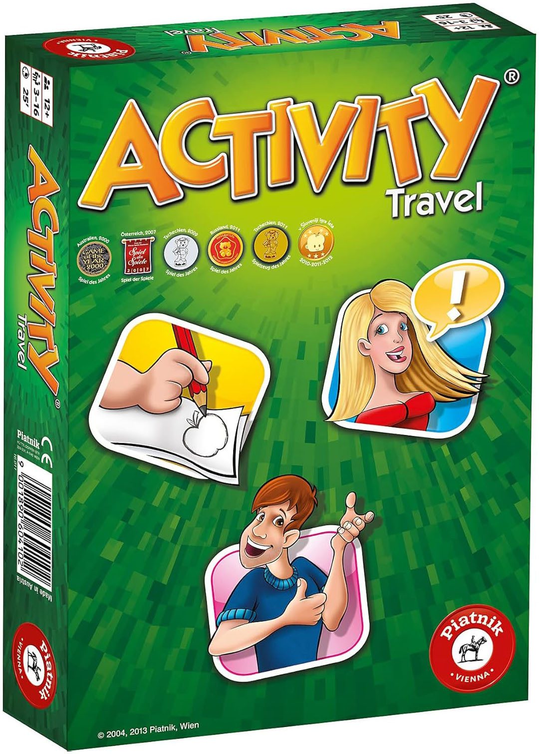 Piatnik Spiel Activity Travel Reisespiel, Familienspiel