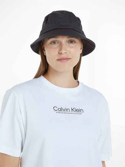 Calvin Klein Fischerhut METAL LETTERING CANVAS BUCKET