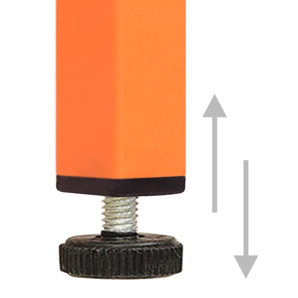 vidaXL Fächerschrank Lagerschrank Orange 80x35x101,5 (1-St) Stahl cm