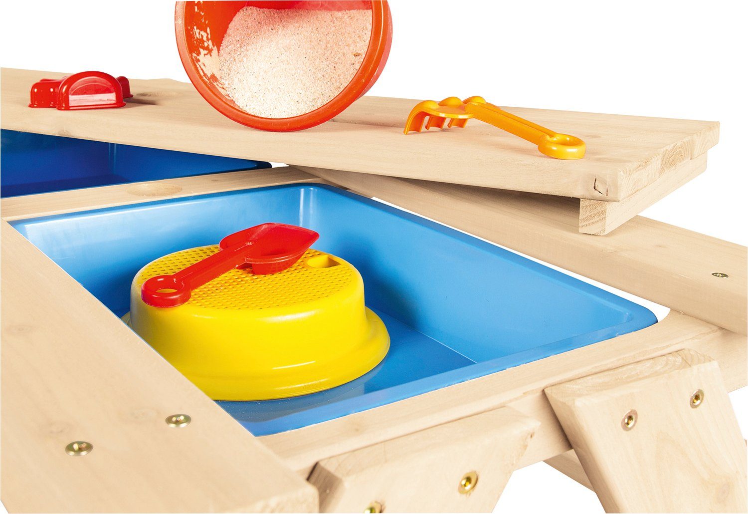 Pinolino® Wasserspieltisch Matsch-Nicki für 4, BxLxH: 88x889x51 cm