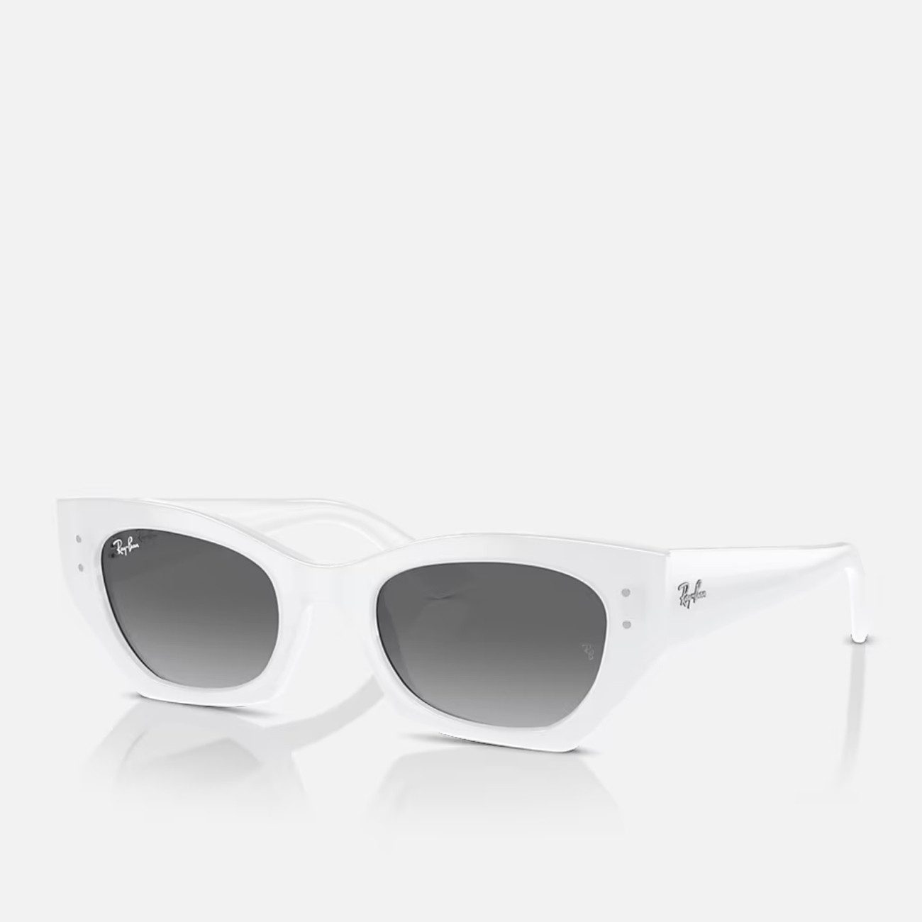 Ray-Ban Sonnenbrille Ray-Ban Zena RB4430 675911 White Snow