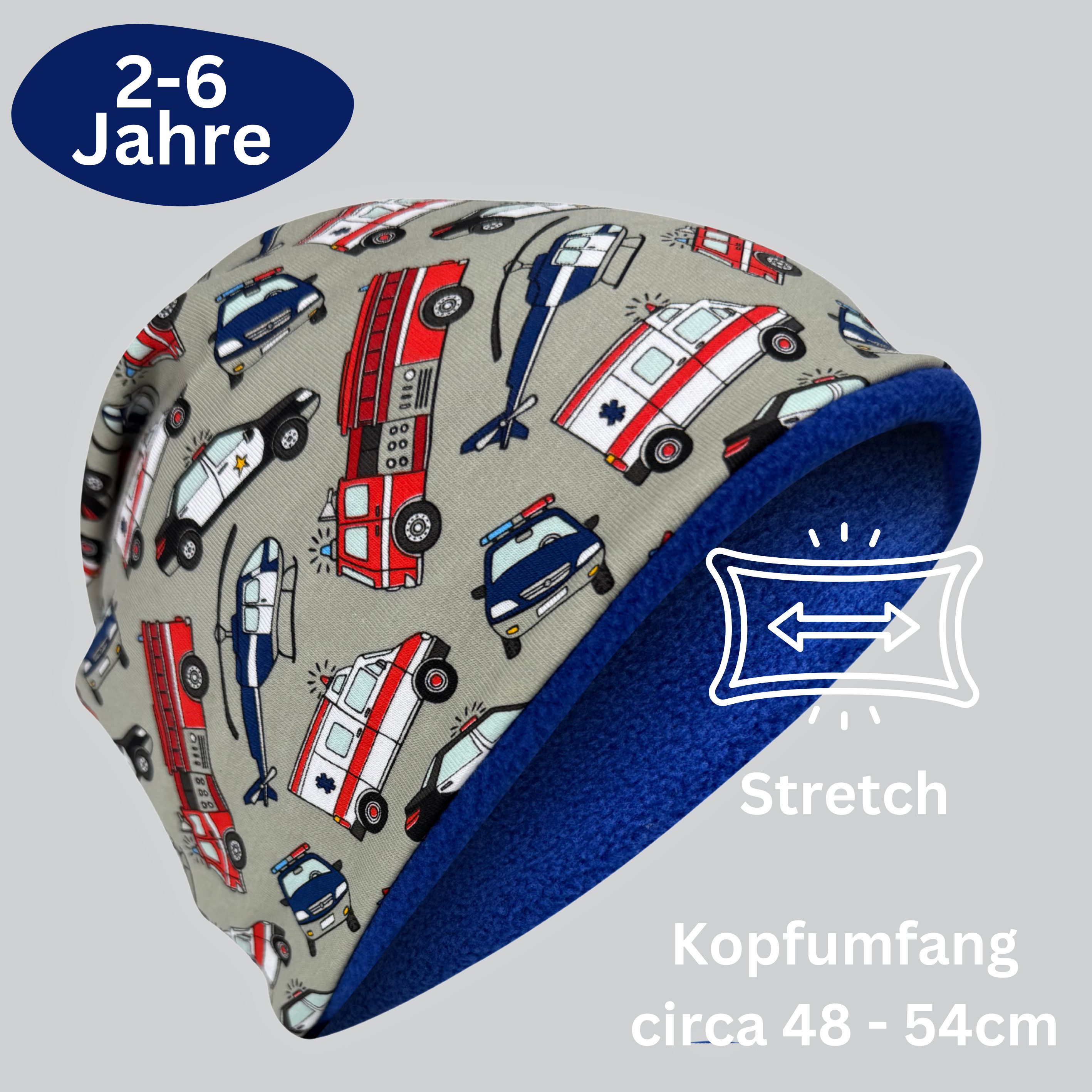 HECKBO Beanie HECKBO Kinder Mädchen Jungen Beanie Mütze & Loop-Schal Set – Bild 3 von 5
