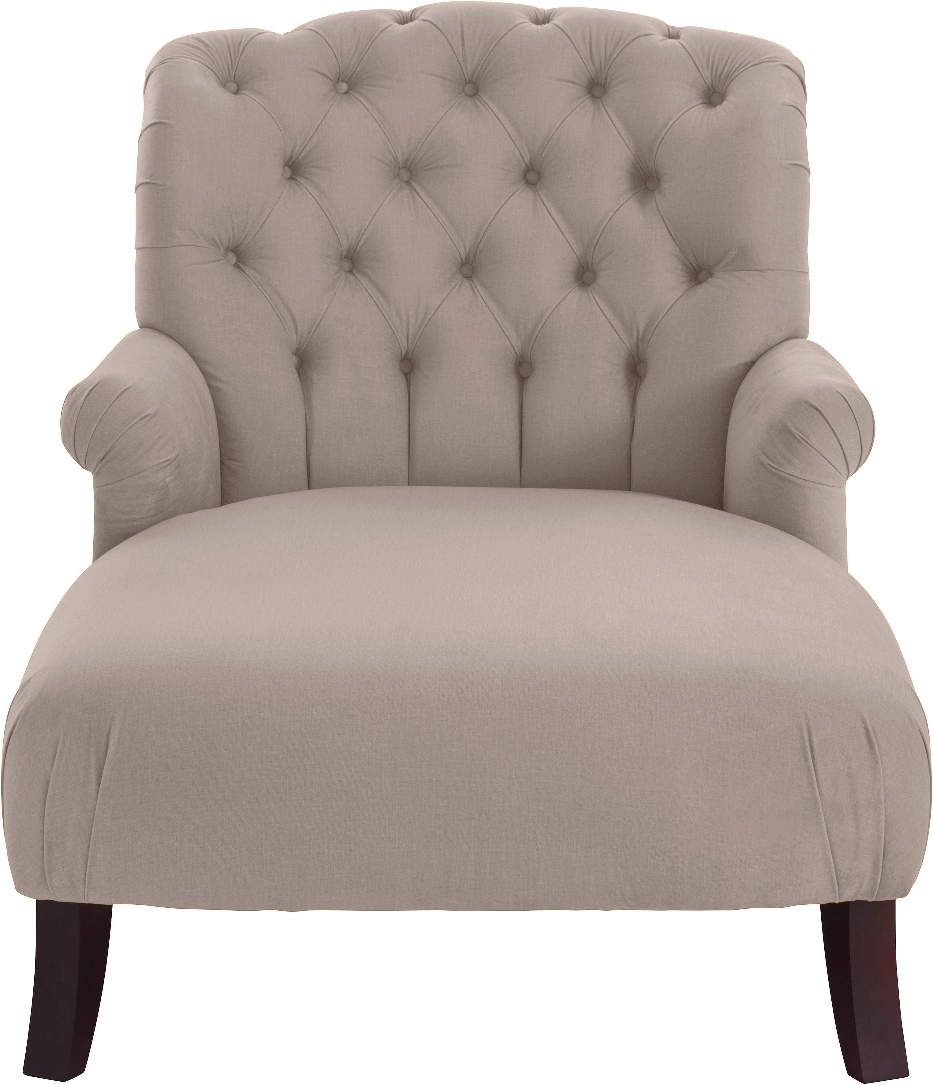 Home affaire Loveseat Amiens Sessel Loungesessel, mit wunderschöner Knopfheftung im Rücken