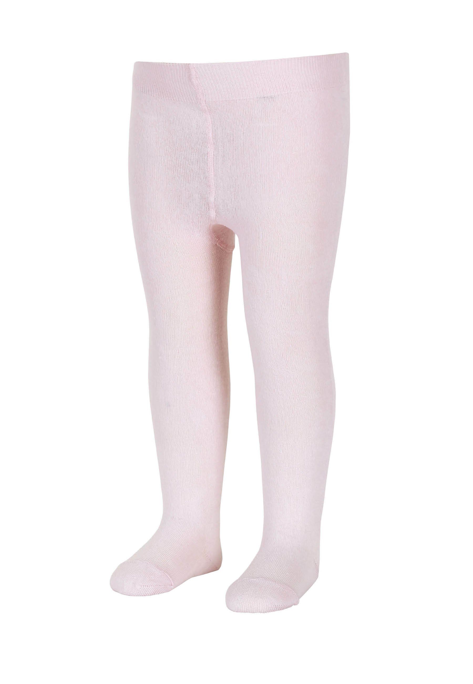 Sterntaler® Strumpfhose Strumpfhose uni (1 St) Krabbelstrumpfhose aus Baumwolle und Komfortbund