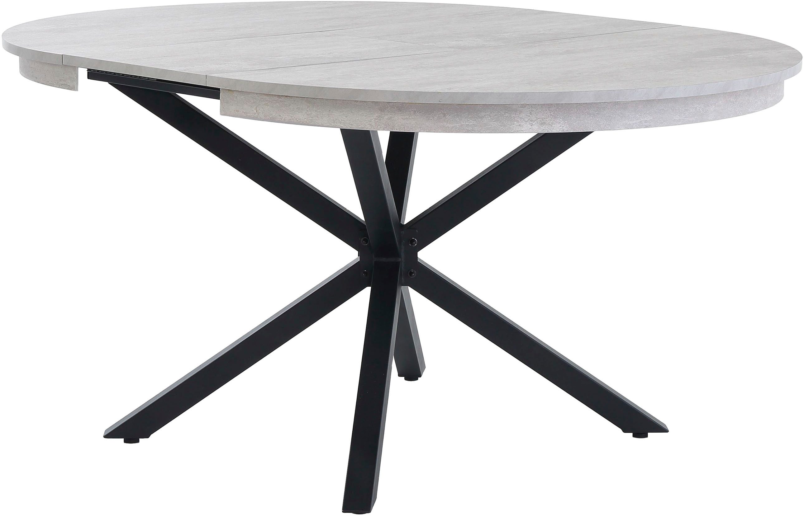 Jockenhöfer Gruppe Esstisch Olbia, rund, ausziehbar (120-160cm), platzspare günstig online kaufen