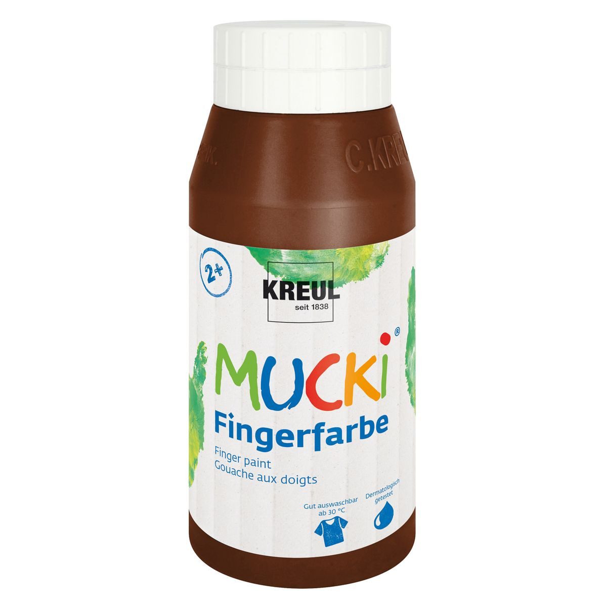 C. KREUL Fingerfarbe KREUL Пальчикові фарби MUCKi braun 750ml Flasche