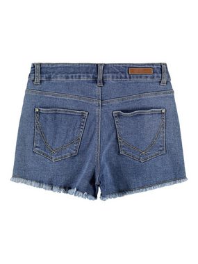 Name It Jeansshorts Name It Mädchen Sommer-Shorts hoch taillierte