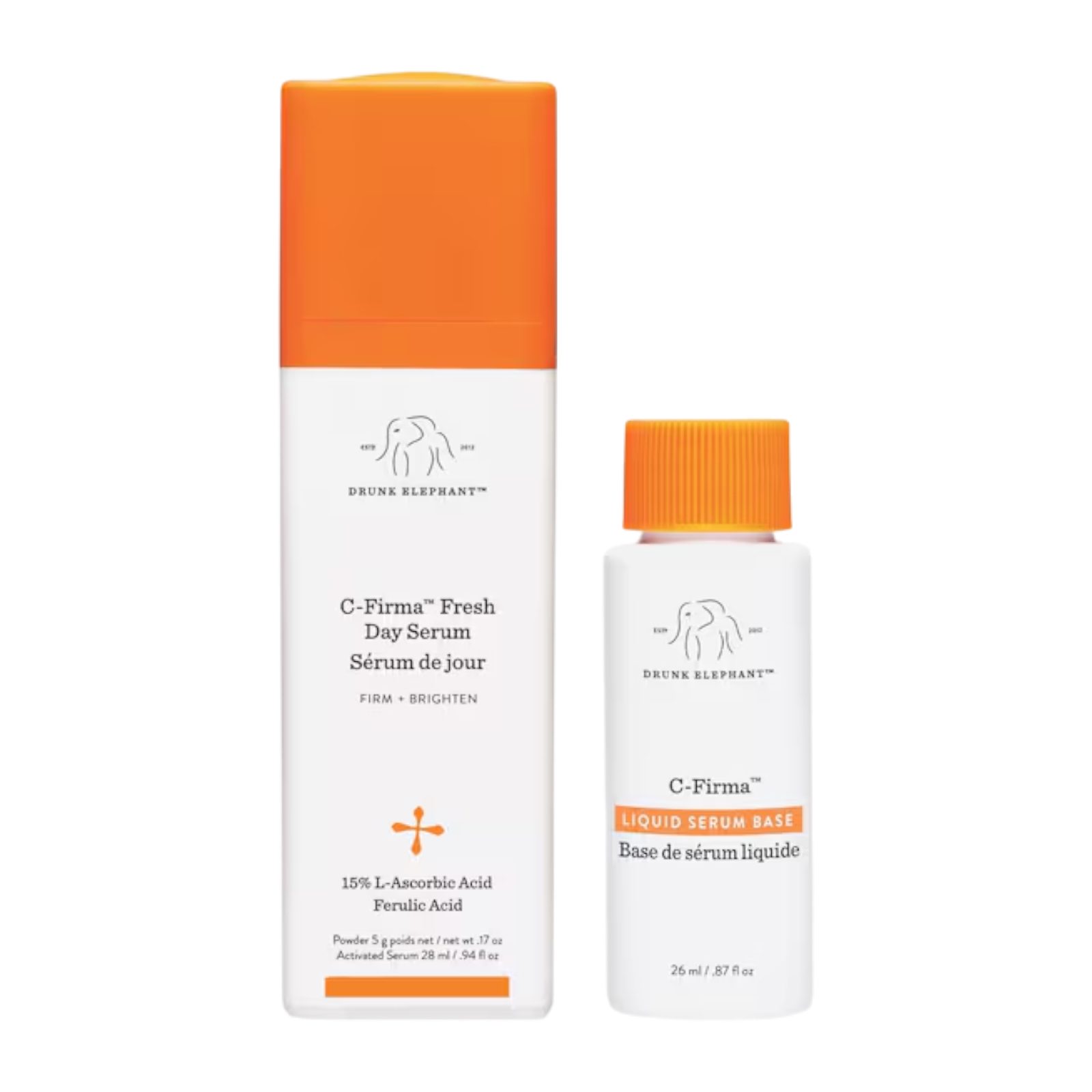 Drunk Elephant Gesichtsserum C-Firma Fresh Day Serum, 2-tlg.