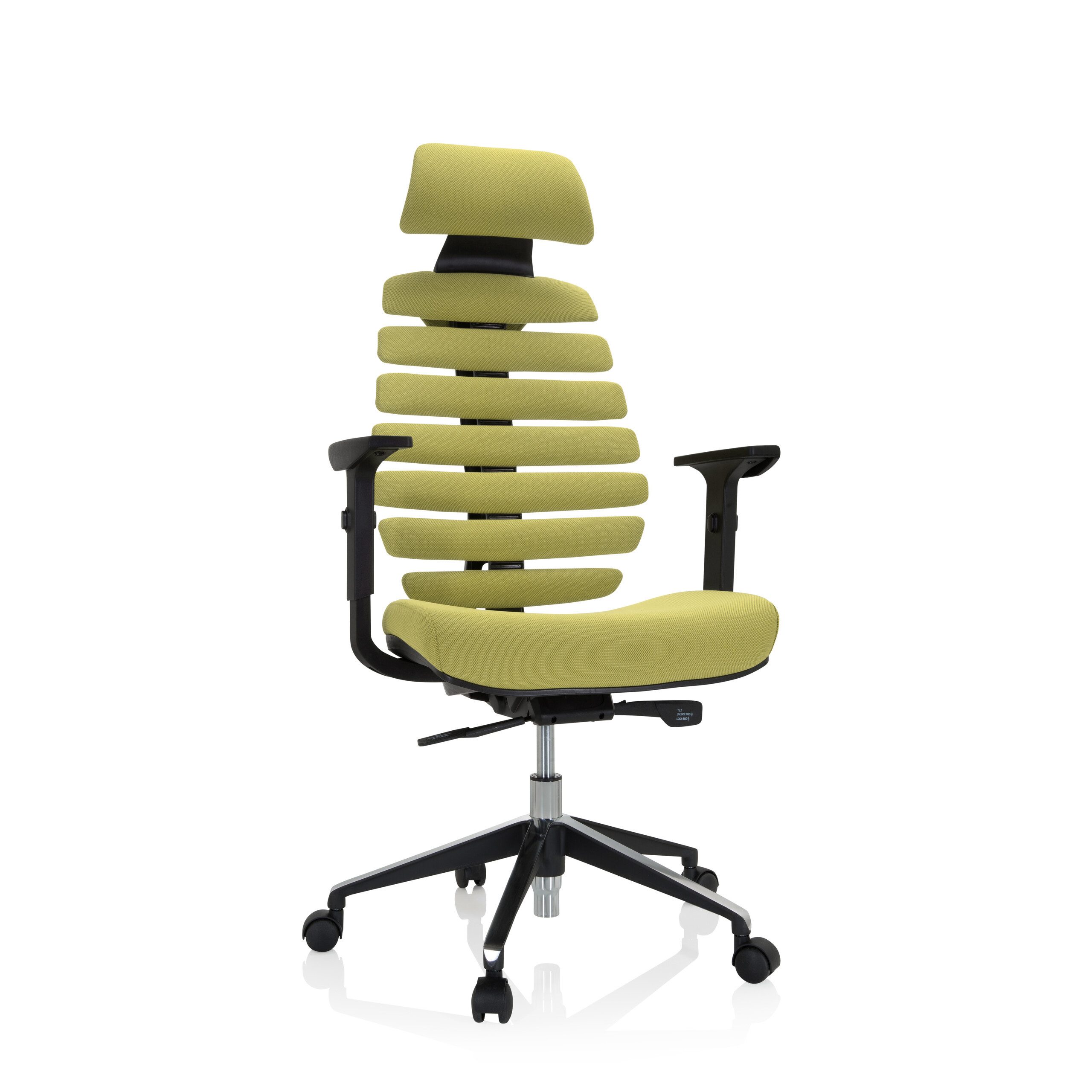 hjh OFFICE Drehstuhl Profi Bürostuhl ERGO LINE II PRO Stoff (1 St), Ergonomischer Chefsessel, Schreibtischstuhl höhenverstellbar