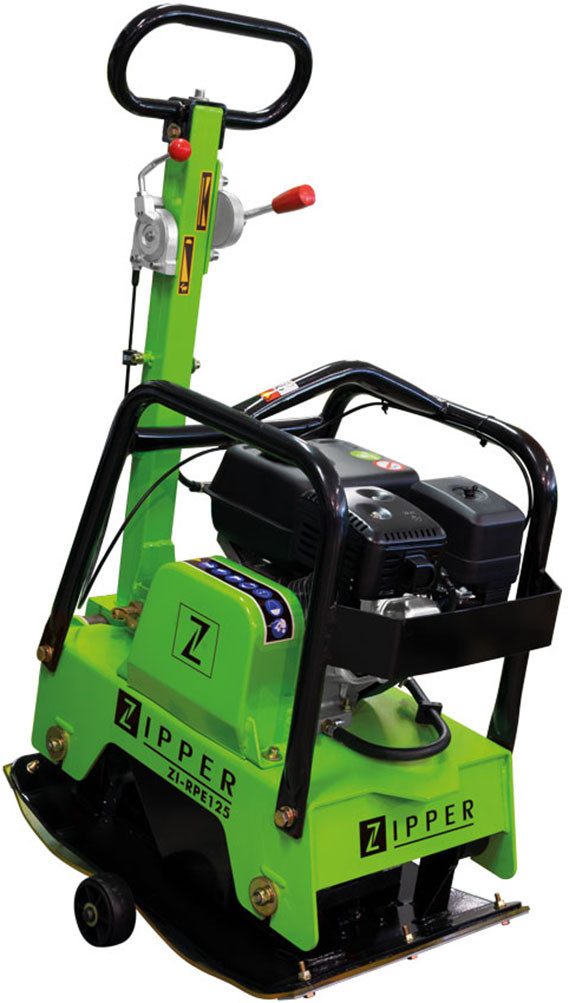 ZIPPER Rüttelplatte, max. 4300 vpm, (LxB) 40x63 cm, Vor- und Rücklauf für eine kraftschonende Bedienung