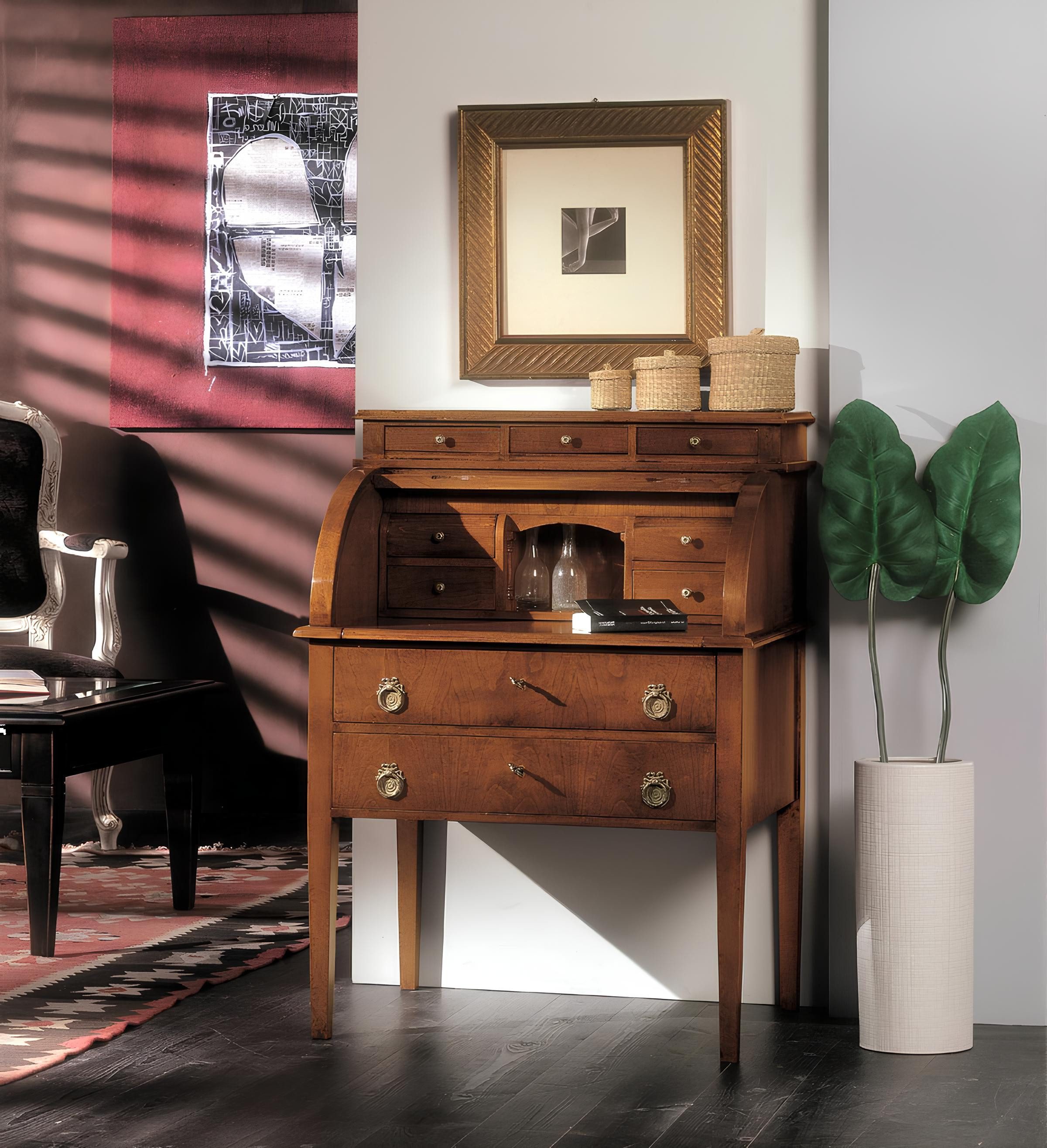 Xlmoebel Sekretär Art-Deco-Magie-Schreibtisch-Schrank für das Hausbüro (Schreibtisch), Hergestellt in Europa
