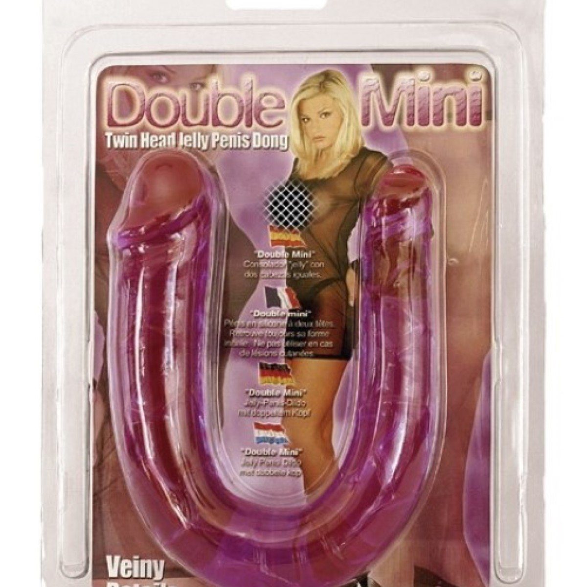 Seven Dong Jelly Mini Double lila Doppeldildo Penis Creations