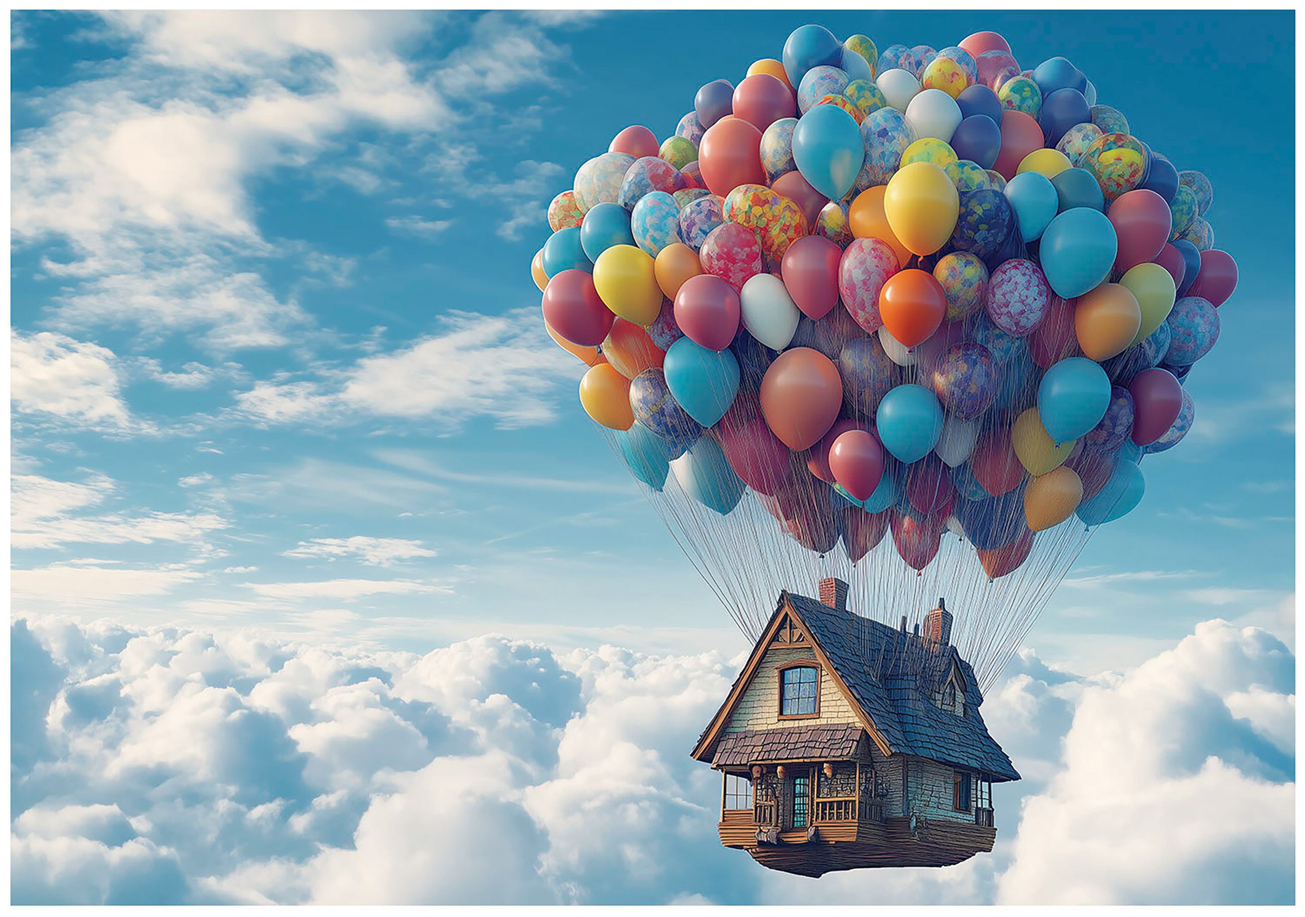 Wallarena Fototapete Kinderzimmer Zuhause Luftballons Kinder günstig online kaufen