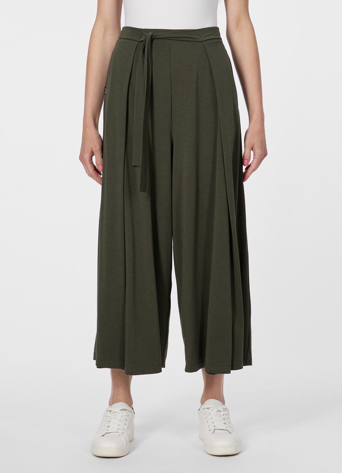 Ragwear Culotte ROZALIA Viskose mit weitem Bein und Bindeband für angenehmes Tragegefühl