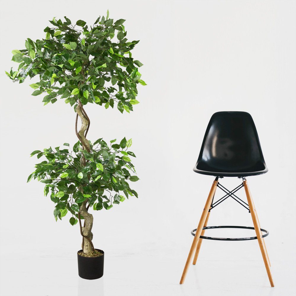 Decovego, Künstliche Kunstpflanze Pflanze Decovego Kunstpflanze cm 150 Ficus