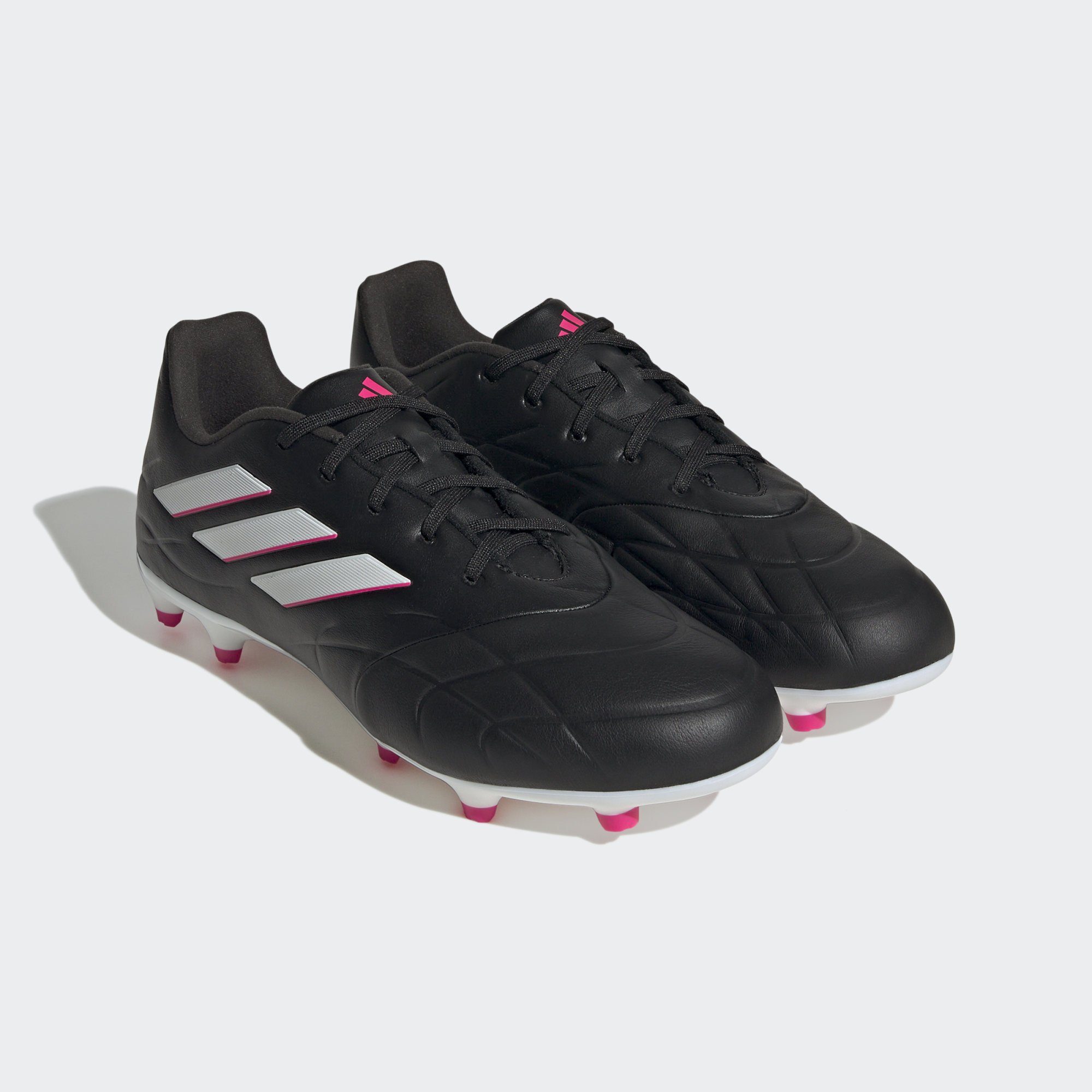 adidas Performance COPA PURE.3 FG FUSSBALLSCHUH Fußballschuh Core Black / Zero Metalic / Team Shock Pink 2