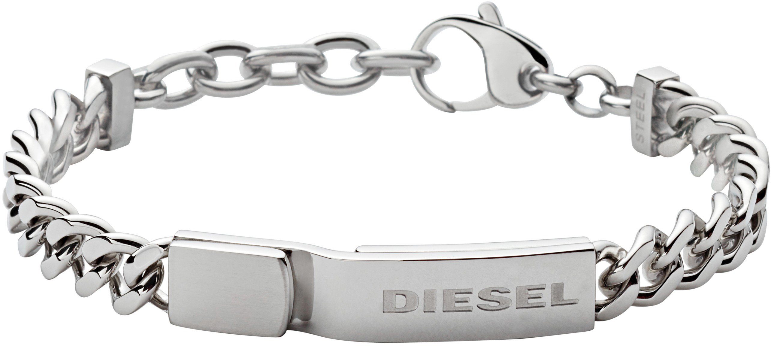 Diesel Armband Ювелирные изделия Edelstahl Armschmuck Panzerkette ID Armband Stacked