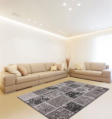 Teppich Ruzica-404, calo-deluxe, rechteckig, Höhe: 6 mm, Flachgewebe, Vintage Design, Wohnzimmer