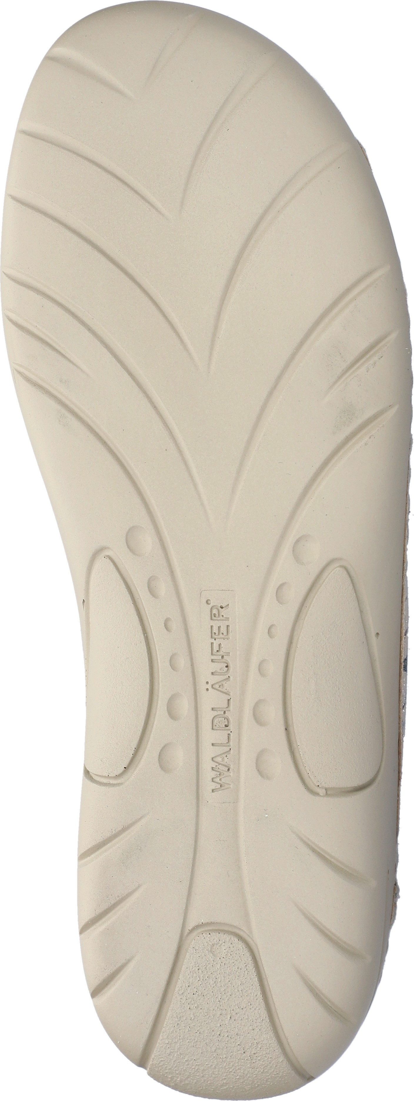 Waldläufer GUNNA Sandale Sommerschuh, Bequemschuh mit Klett- und Druckknopfverschluss, G-Weite