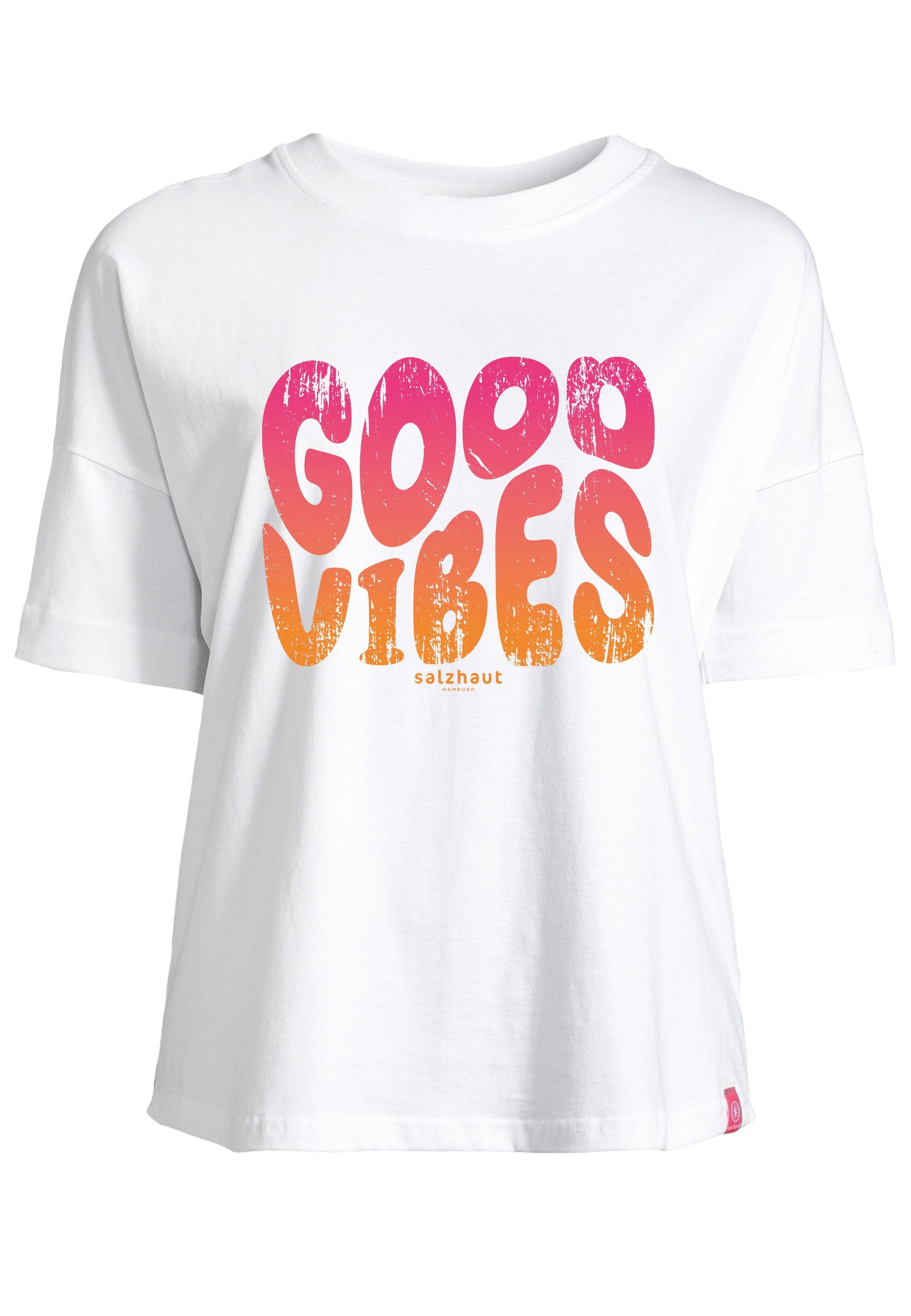 salzhaut T-Shirt LEEV - GOOD VIBES günstig online kaufen