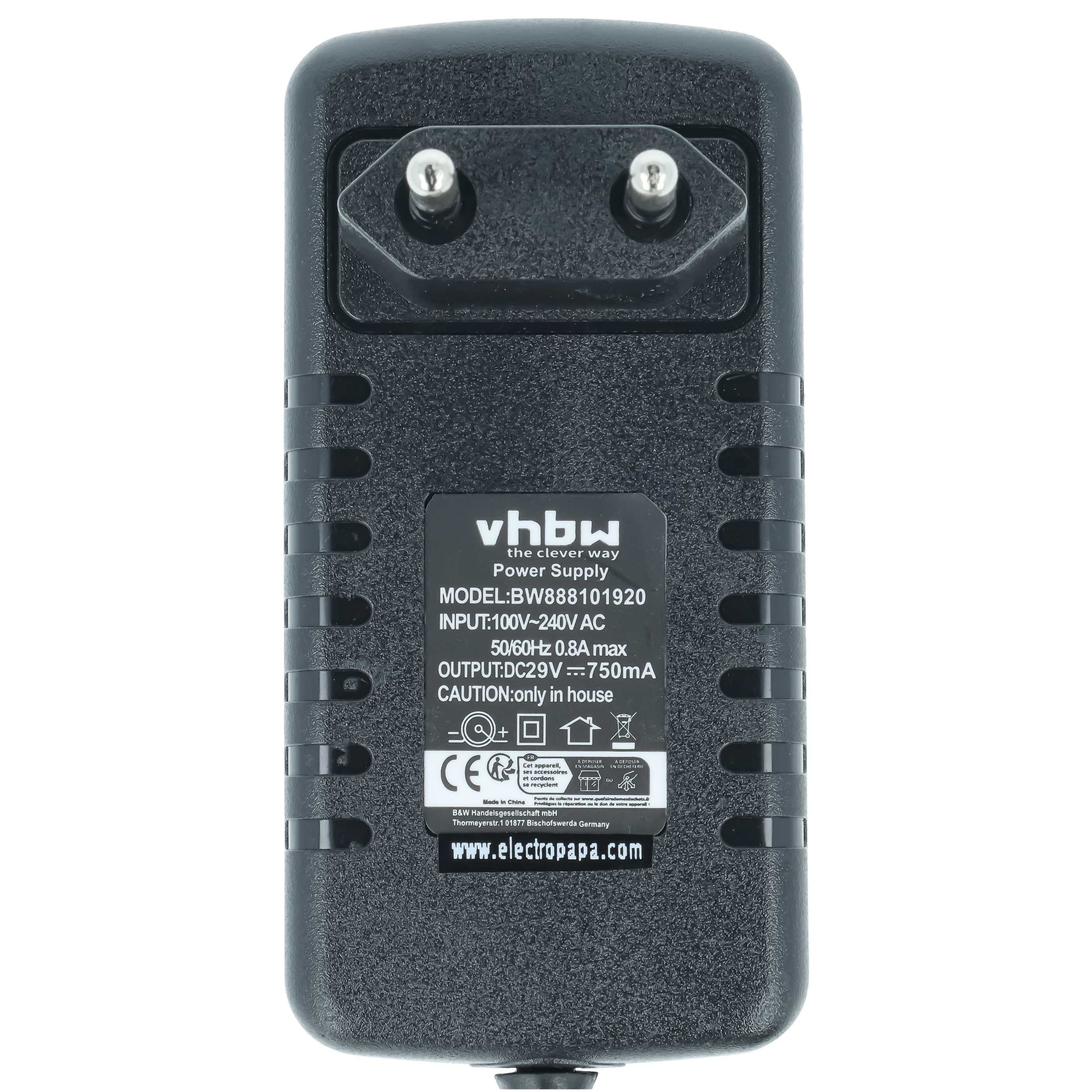 vhbw passend für Rowenta Air Force 460 RH9256, Air Force 560 Flex RH947, Ai Schnelllade-Gerät (1-tlg., Hochwertiges Ladekabel zum sicheren, komfortablen Auflade – Bild 5 von 5