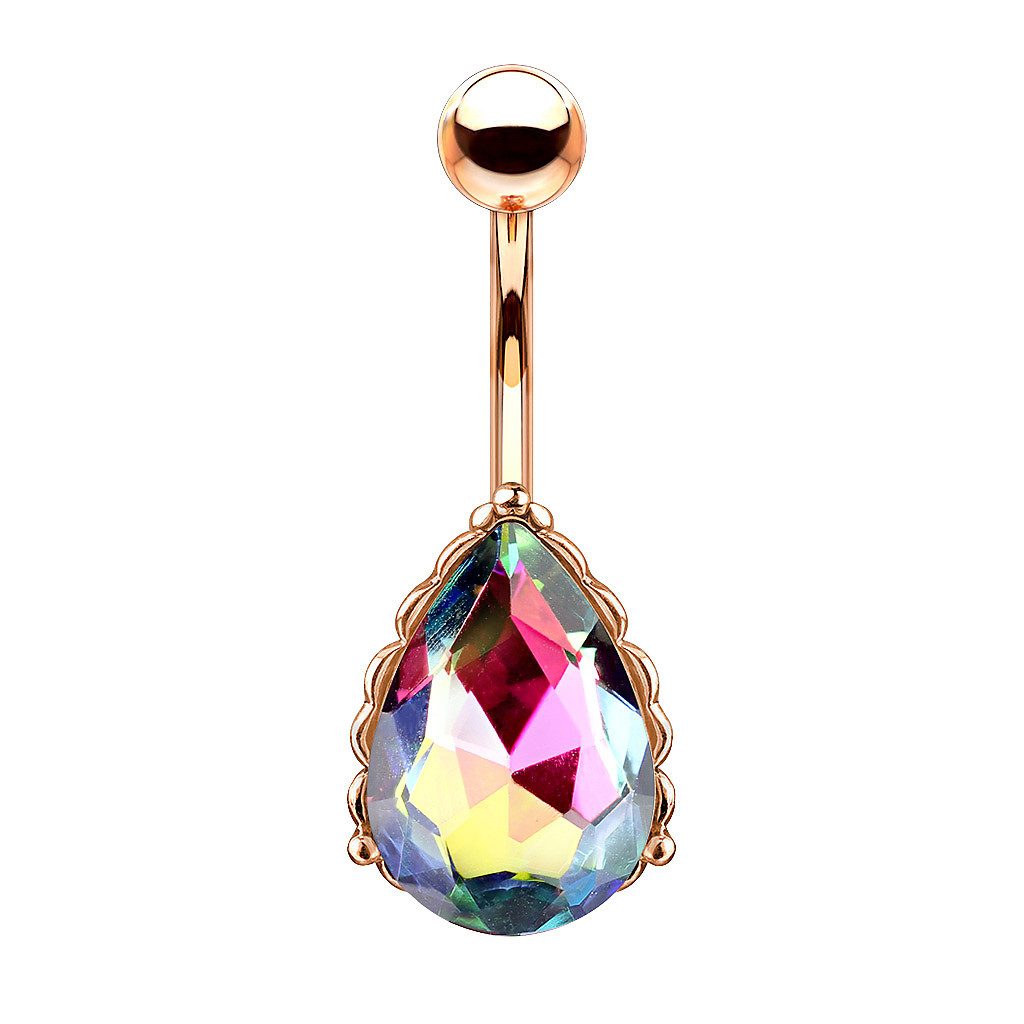 Taffstyle Bauchnabelpiercing Banane Piercing Vintage Zirkonia günstig online kaufen