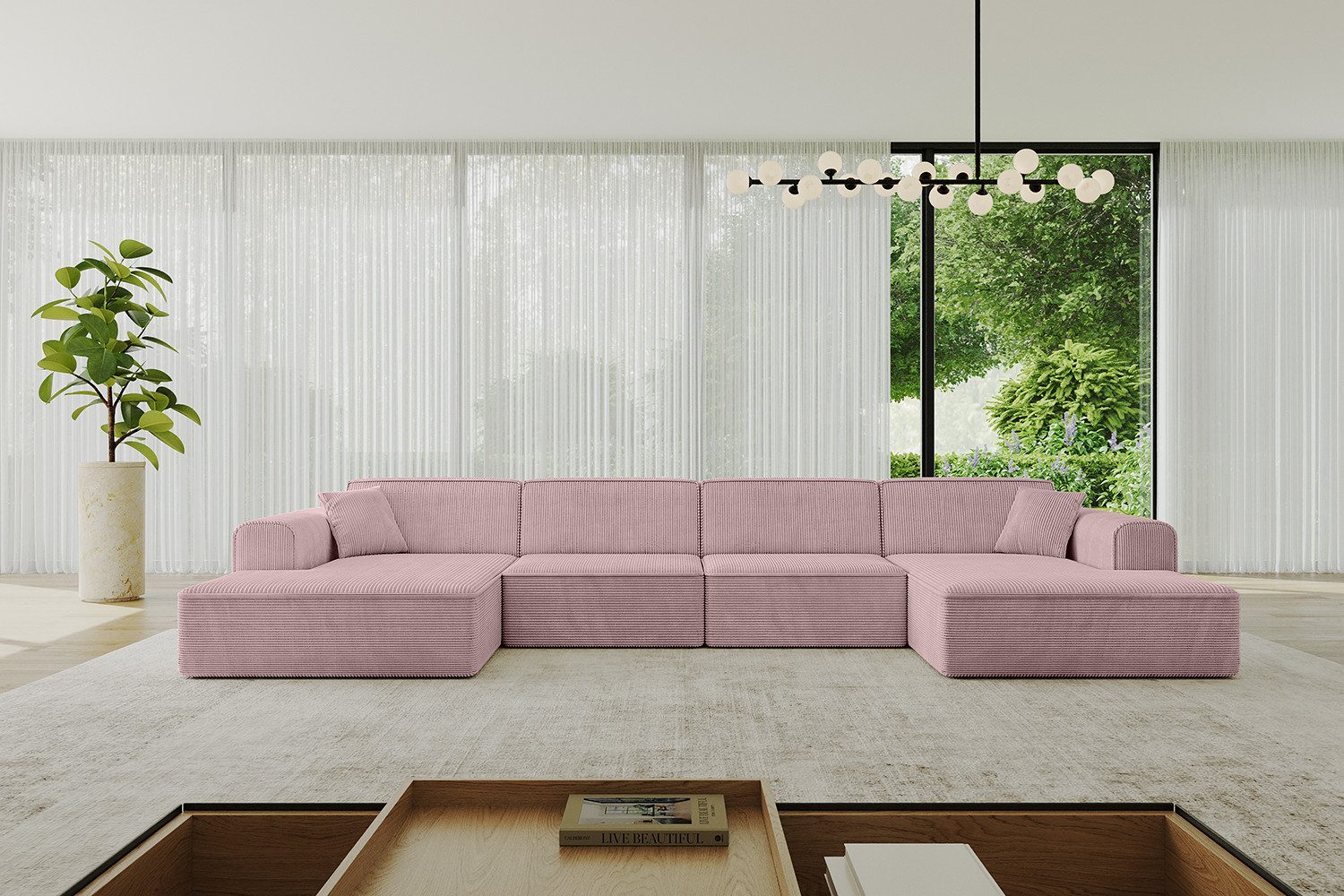 ALTDECOR Wohnlandschaft IREA-U2-v3, Sofa Praktische Bequeme günstig online kaufen