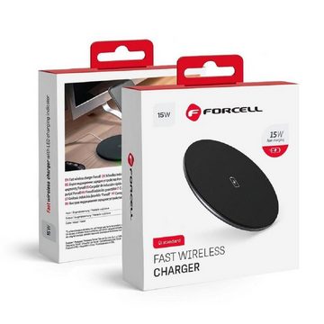 Forcell 15W Induktion Ladegerät Schnell Quick Charge Schwarz Wireless Charger