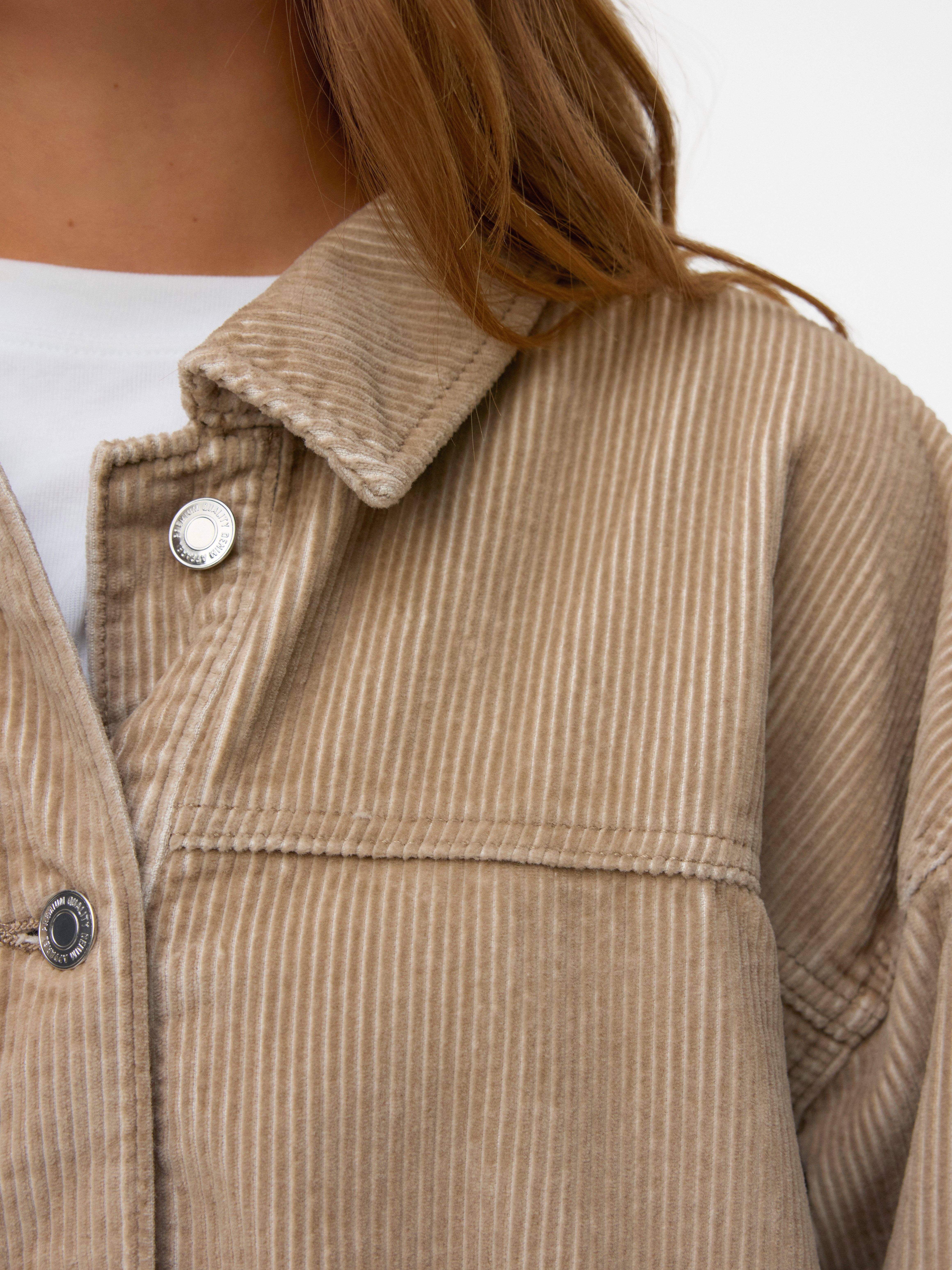 Vero Moda Cordjacke VMJAMIE LS CORDUROY SHACKET MIX NOOS Baumwolle
