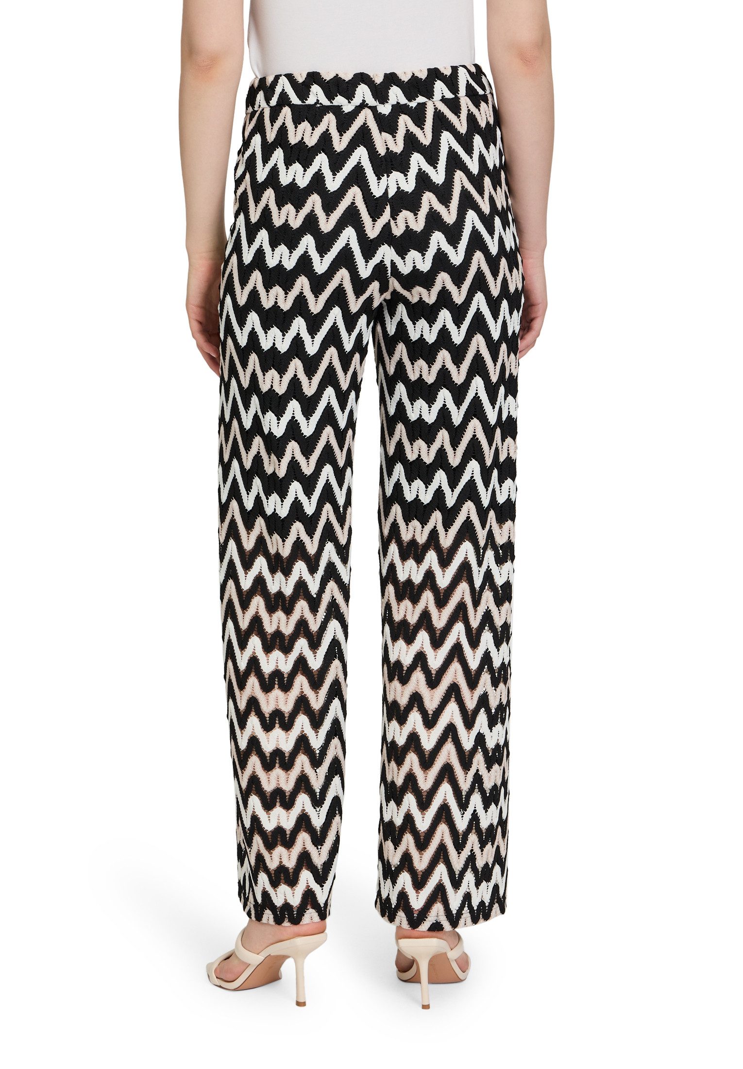 Betty&Co Schlupfhose Damen mit Struktur Material