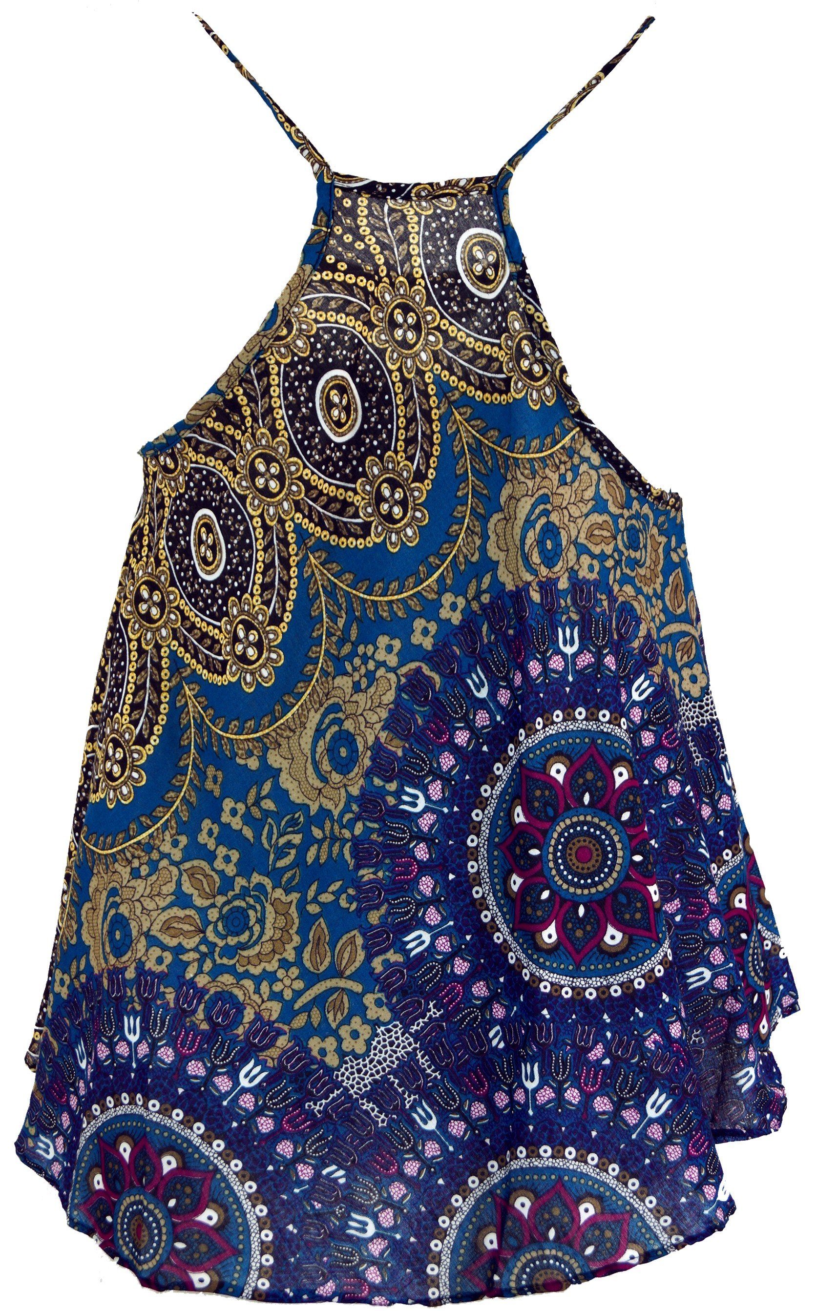 Guru-Shop T-Shirt Boho Trägertop, Sommertop, Damentop, Strandtop.. Festival, Hippie, Ethno Style, alternative Bekleidung – Bild 3 von 4