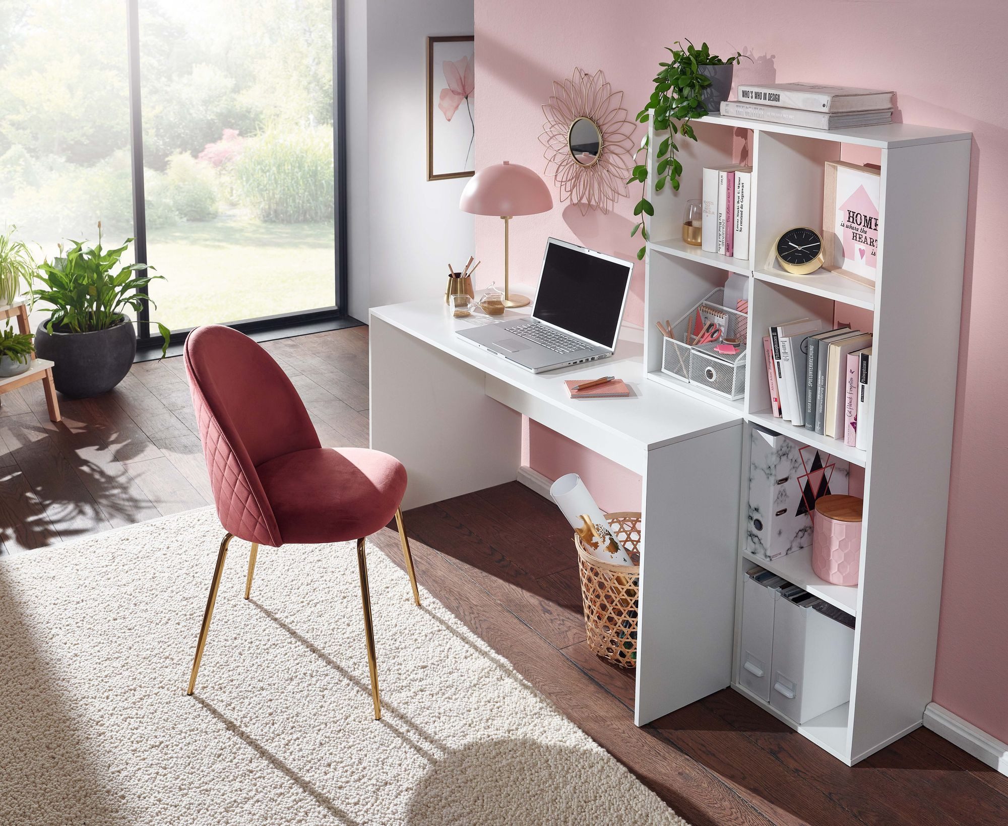 Wohnling Schreibtisch Moderner Homeoffice Schreibtisch mit günstig online kaufen