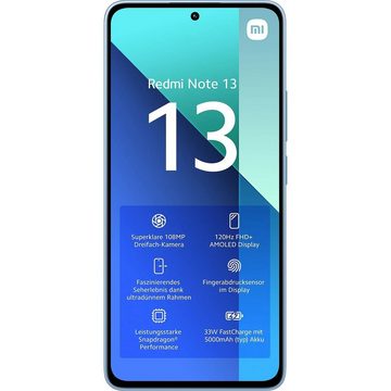 Xiaomi Redmi Note 13 8+256GB Smartphone Handy (6.67 Zoll, 256 GB Speicherplatz, 108 MP Kamera)