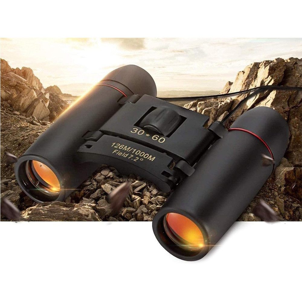 emeco Mini 30 x 60 Zoom Outdoor Monocular Fernglas Multi Zoom SCHWARZ Fernglas