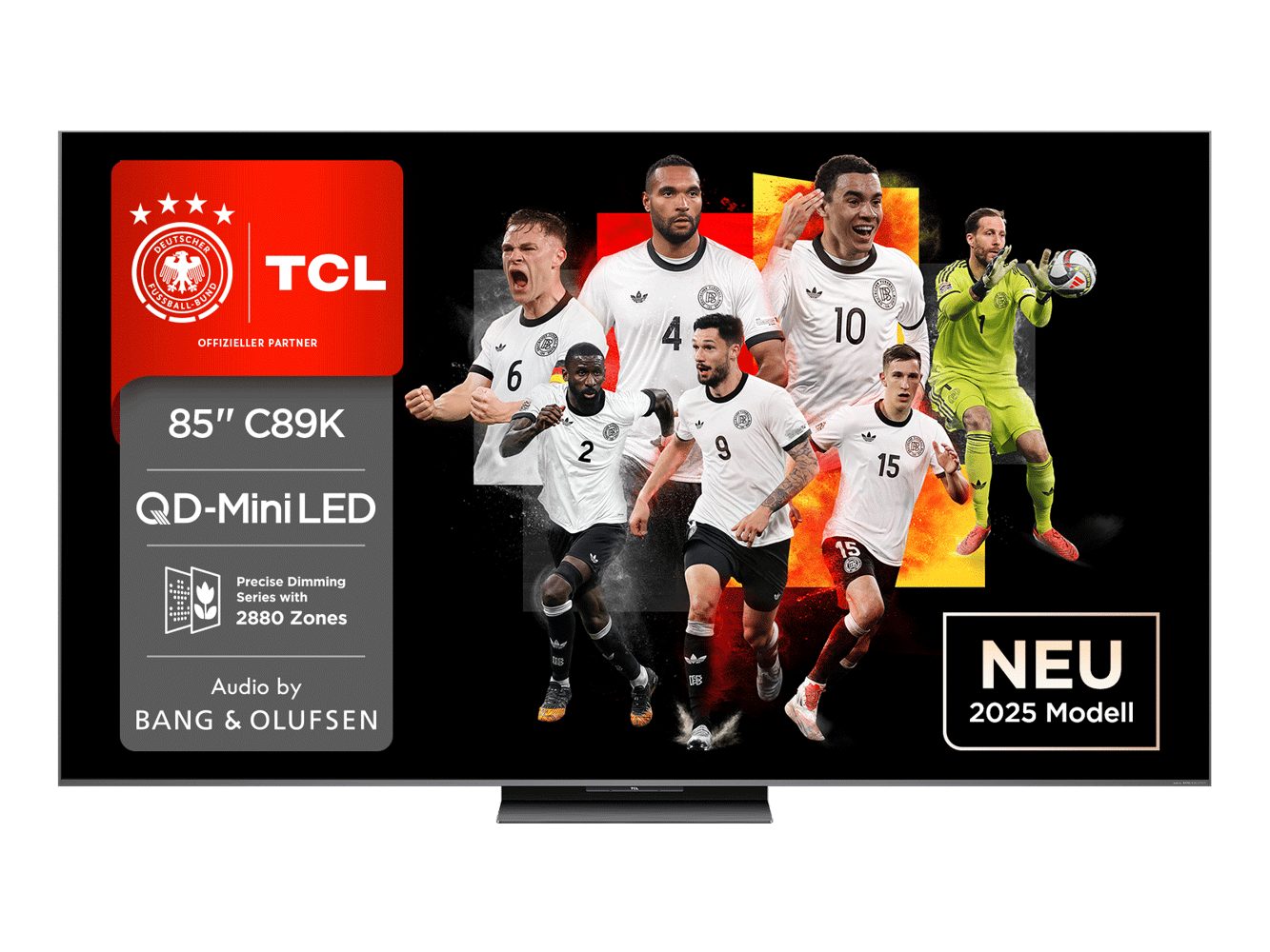 TCL 85C89K QLED Mini LED-Fernseher (85 Zoll, 4K Ultra HD)