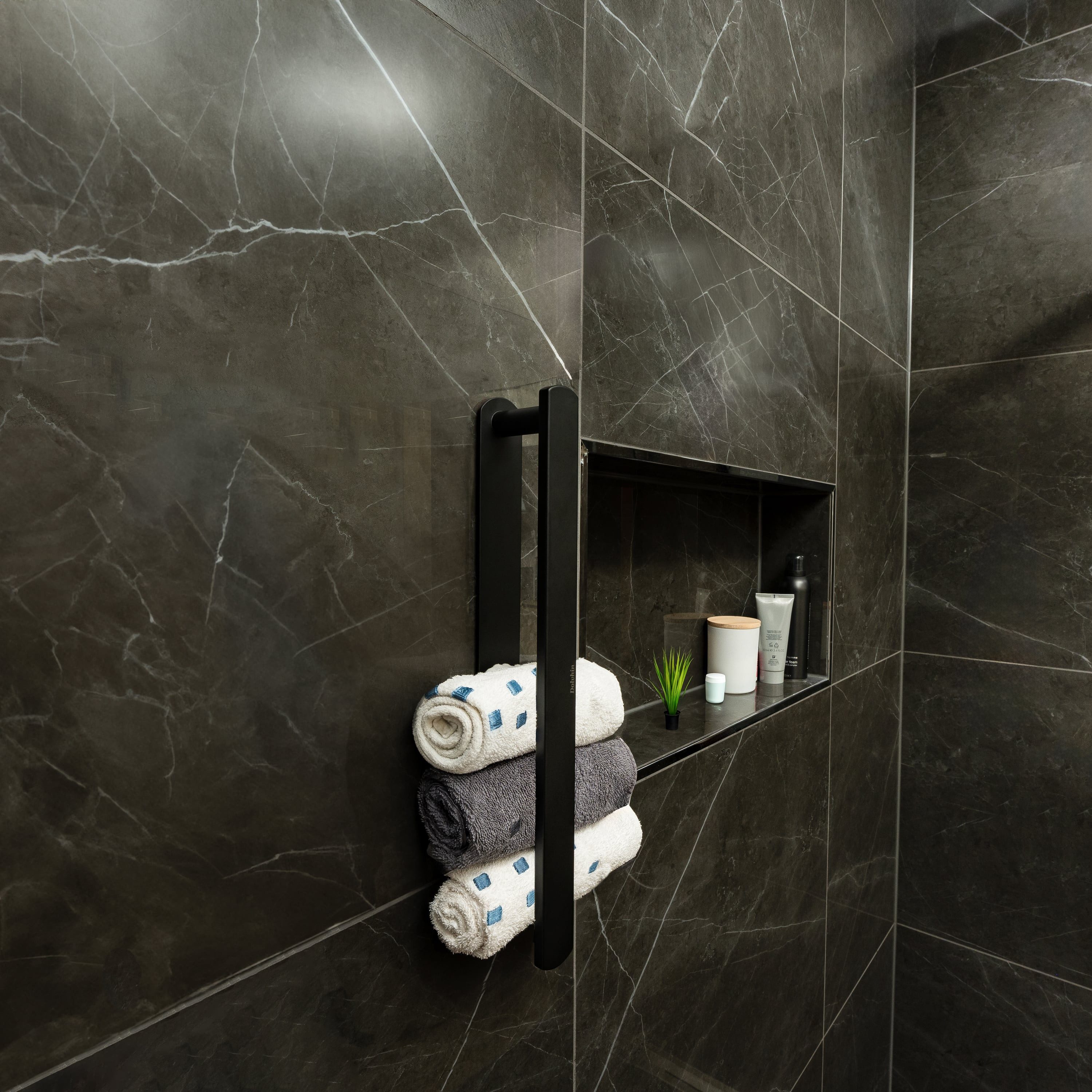 Dolvhin Handtuchhalter ohne Bohren Handtuchstange Edelstahl Gästehandtuchha günstig online kaufen