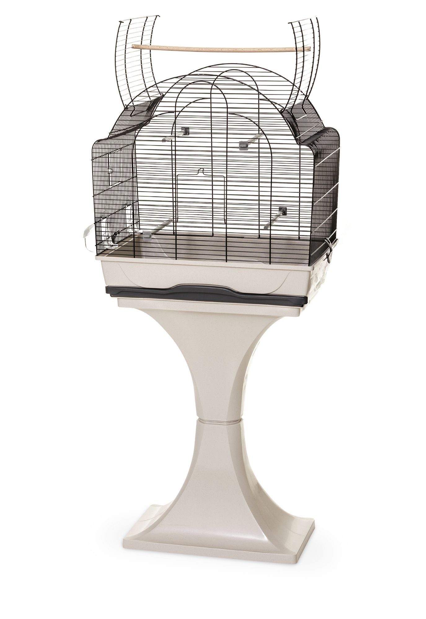 Ollesch Vogelkäfig Vogelkäfig Wellensittich Kanarien mit Ständer & Freisitz