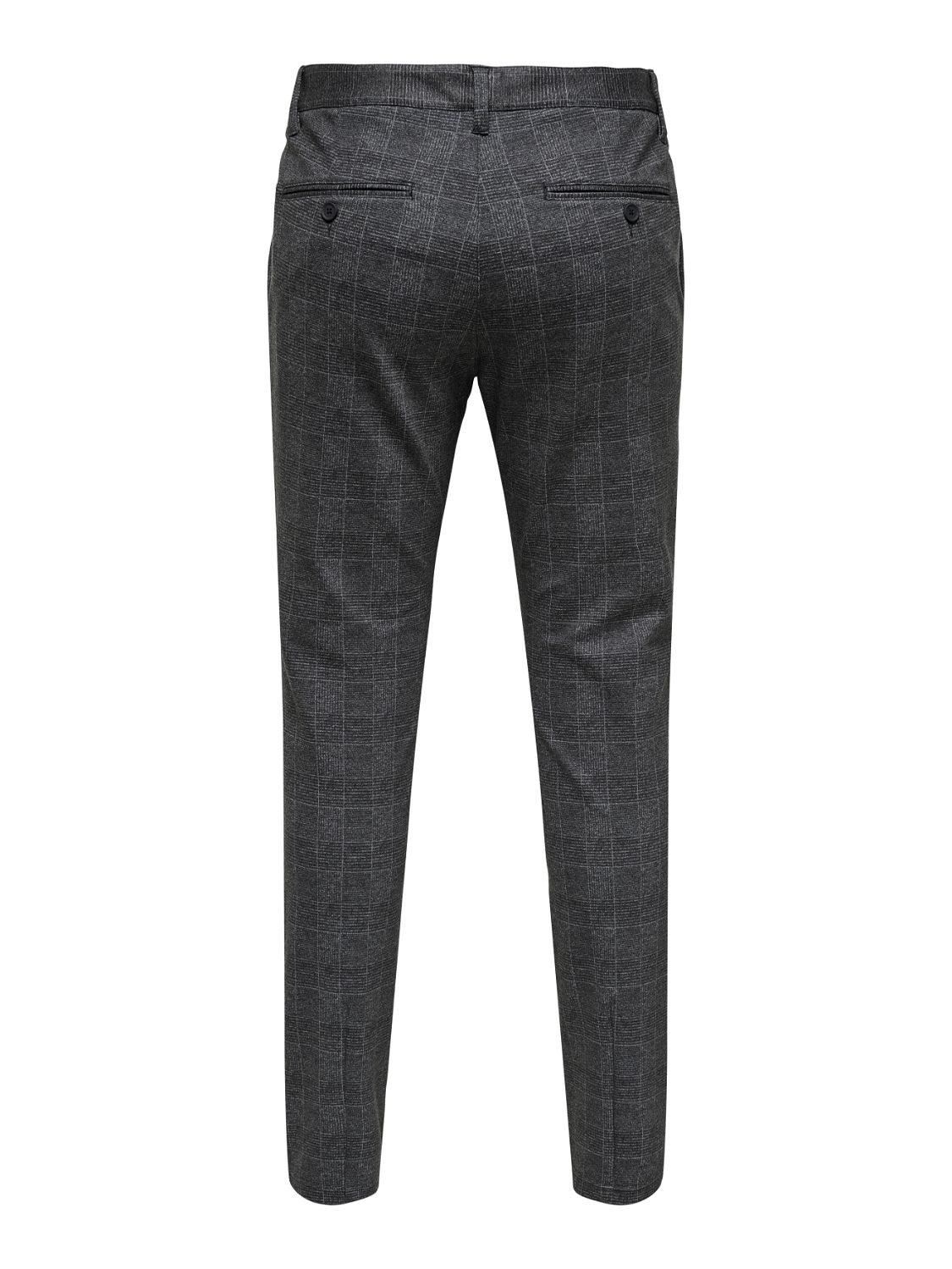 Only & Sons Herren Chino Hose ONSMARK SLIM CHECK 9887 - Slim Fit günstig online kaufen