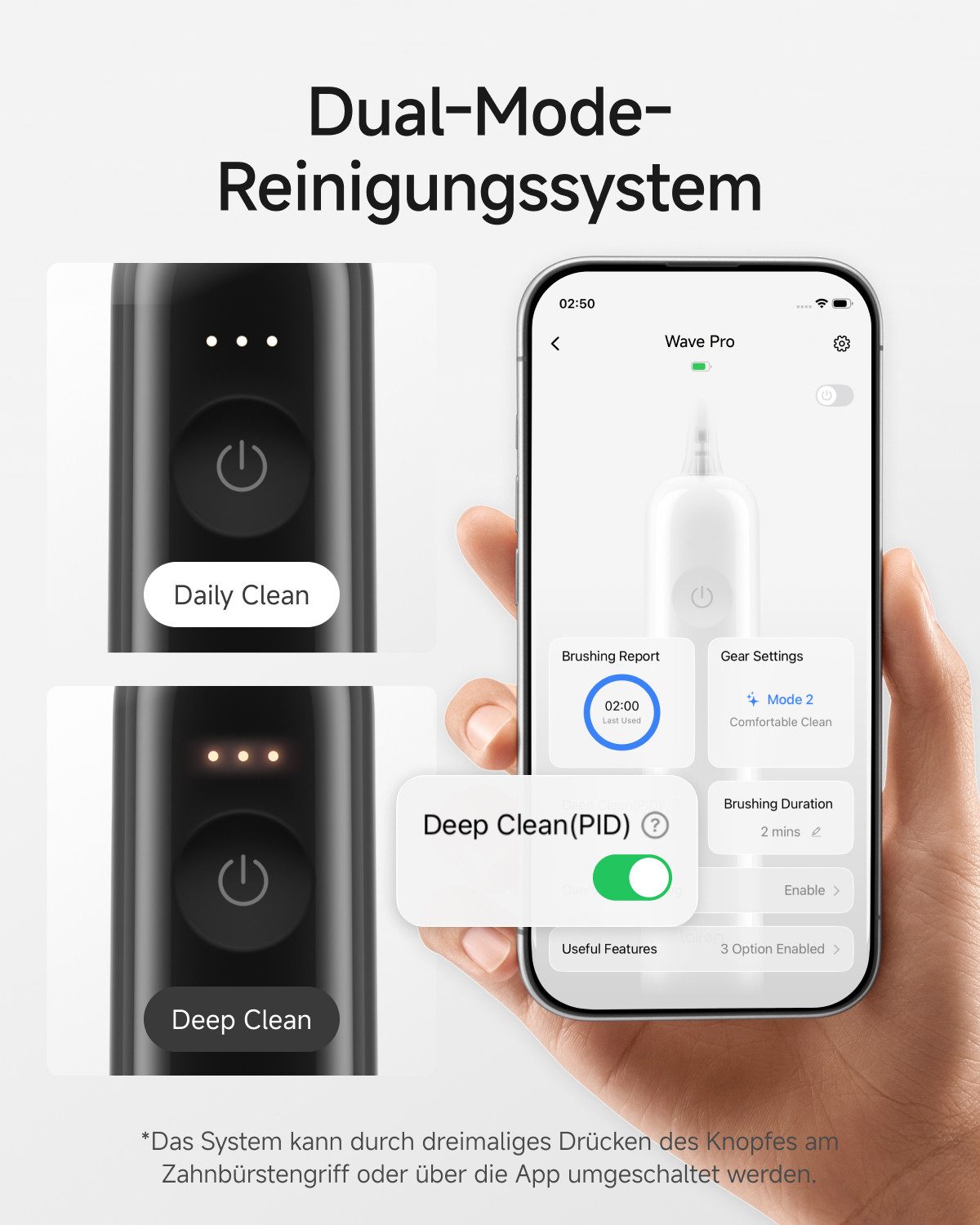 laifen Elektrische Zahnbürste Laifen Wave Pro Elektrische Zahnbürste – Bild 5 von 5