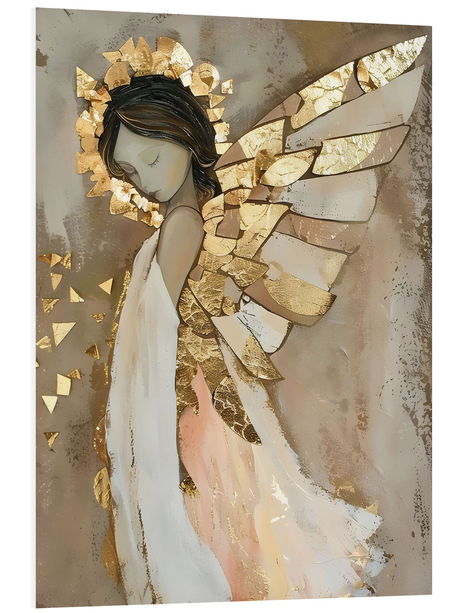 Posterlounge Wandbild Goldener Engel III, LSR günstig online kaufen