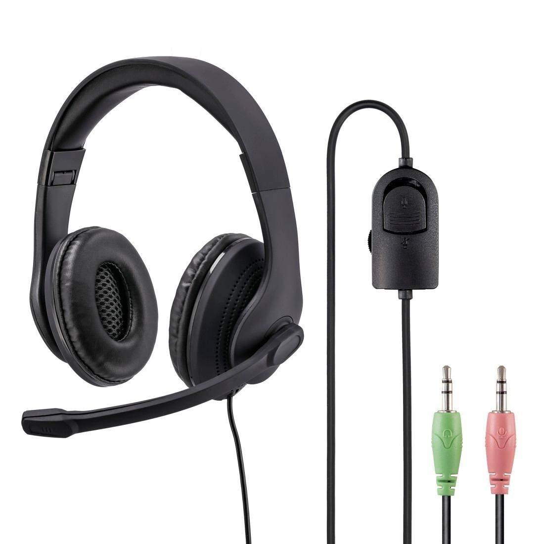 Hama PC-Office-Headset "HS-P200", Stereo, Schwarz PC-Headset