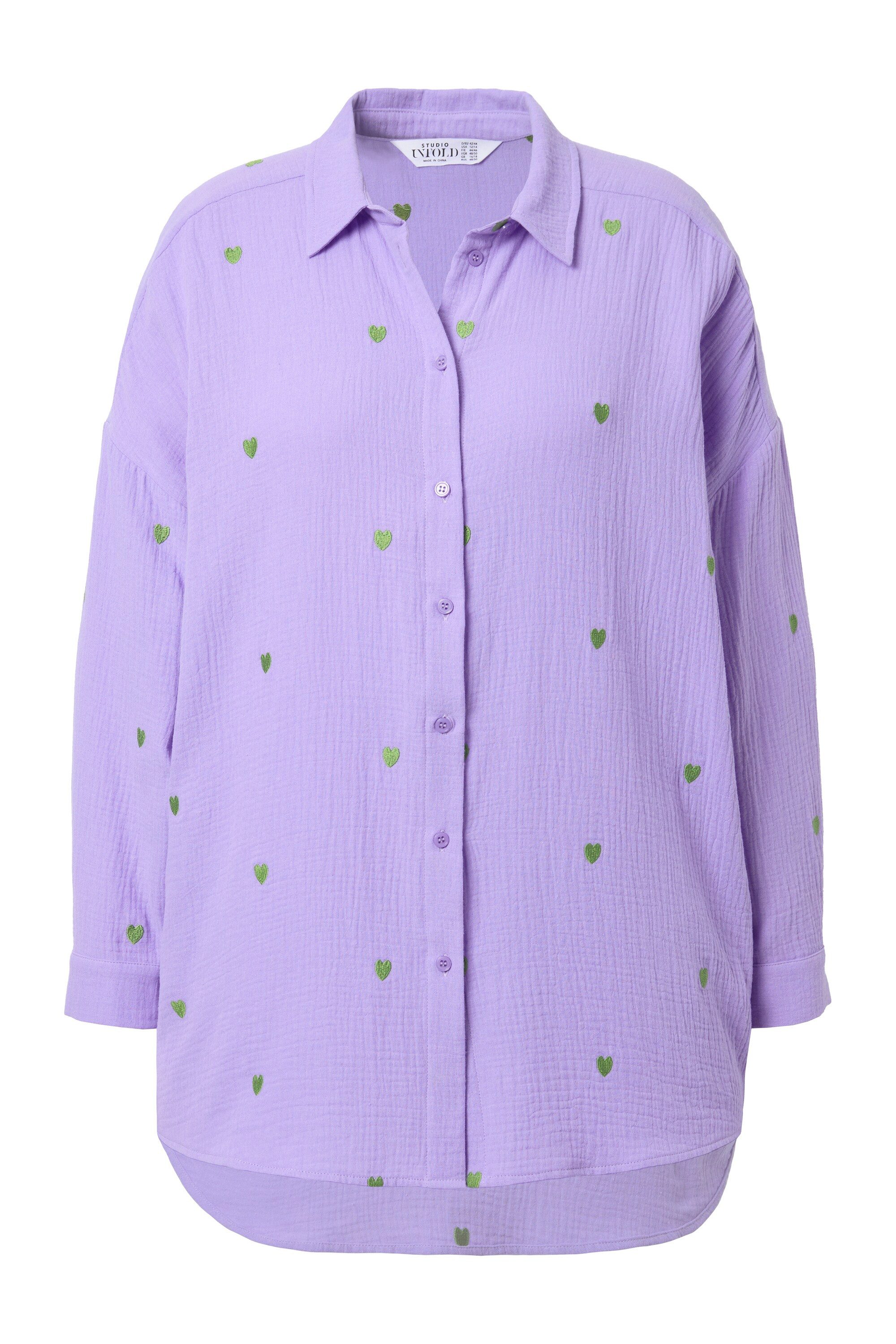 Studio Untold Hemdbluse Hemdbluse oversized Musselin günstig online kaufen