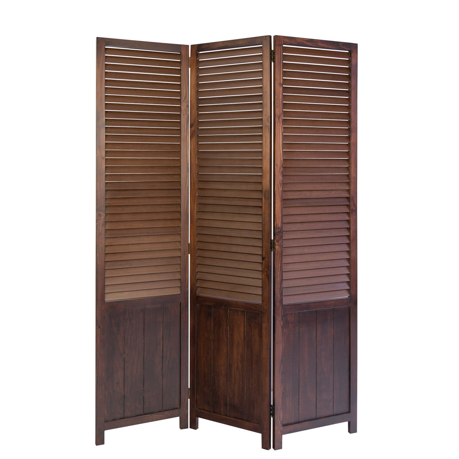 Homestyle4u Paravent Raumteiler Holz Trennwand Sichtschutz günstig online kaufen