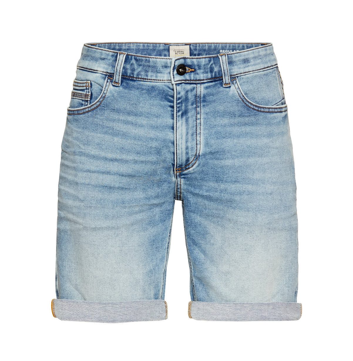 camel active Bermudas Shorts 5-Pocket Bleach Blue günstig online kaufen