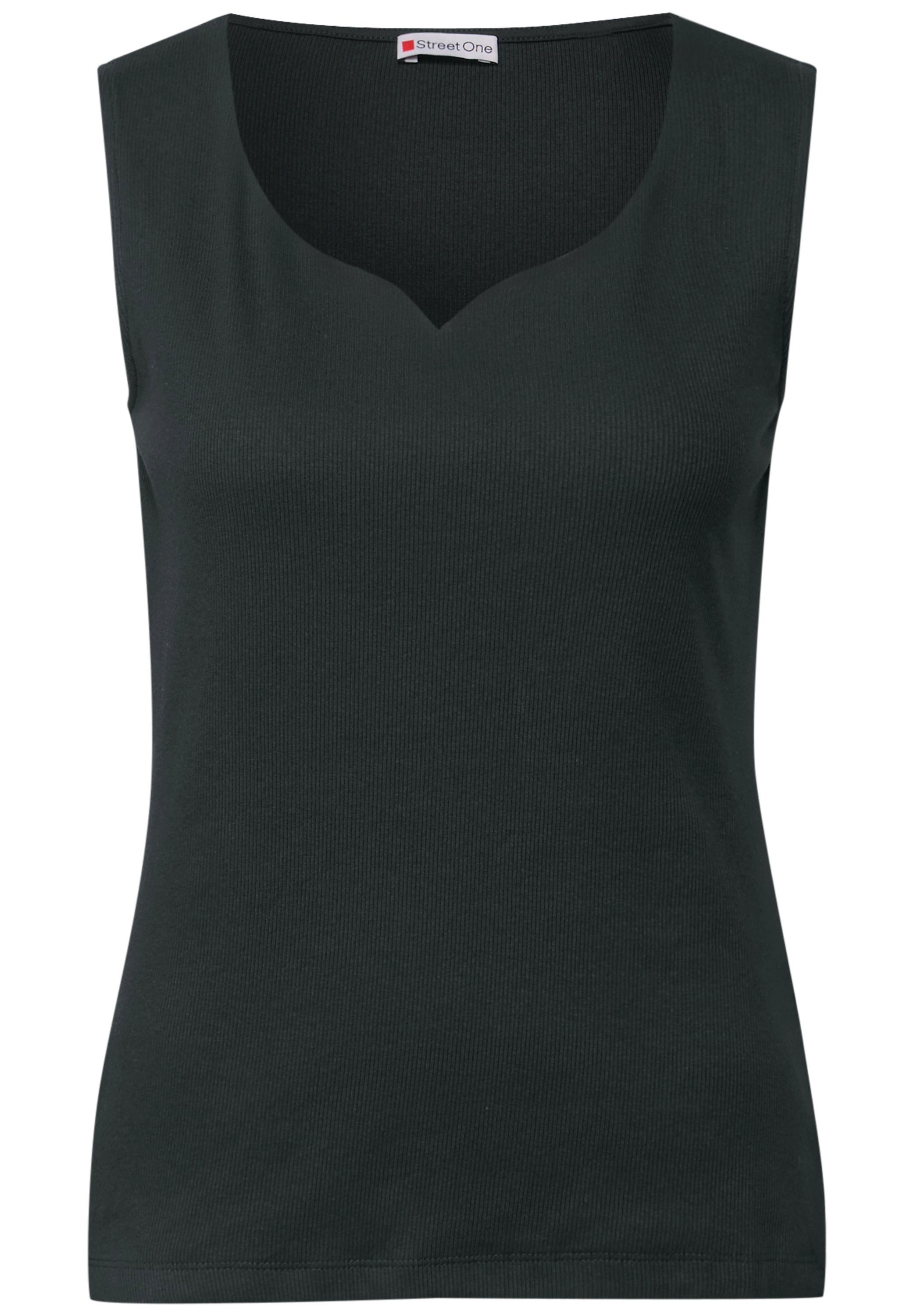 STREET ONE Shirttop Top mit Herzausschnitt günstig online kaufen