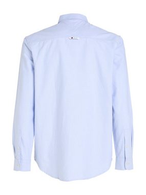 Tommy Jeans Langarmhemd TJM ENTRY REG OXFORD SHIRT mit Logoprägung