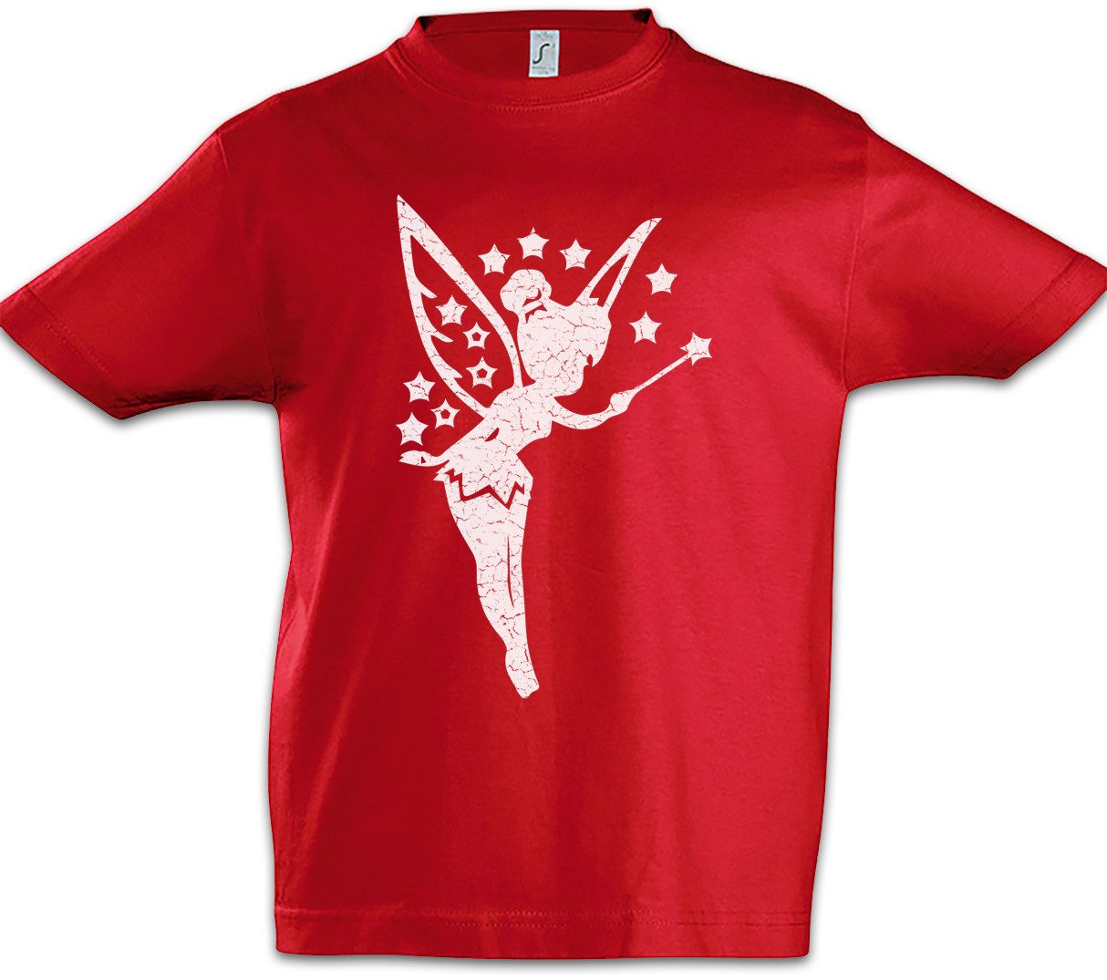 Print-Shirt Fairy V Kinder T-Shirt Fairies Fee Prinzessin Einhorn Nymphe Unicorn