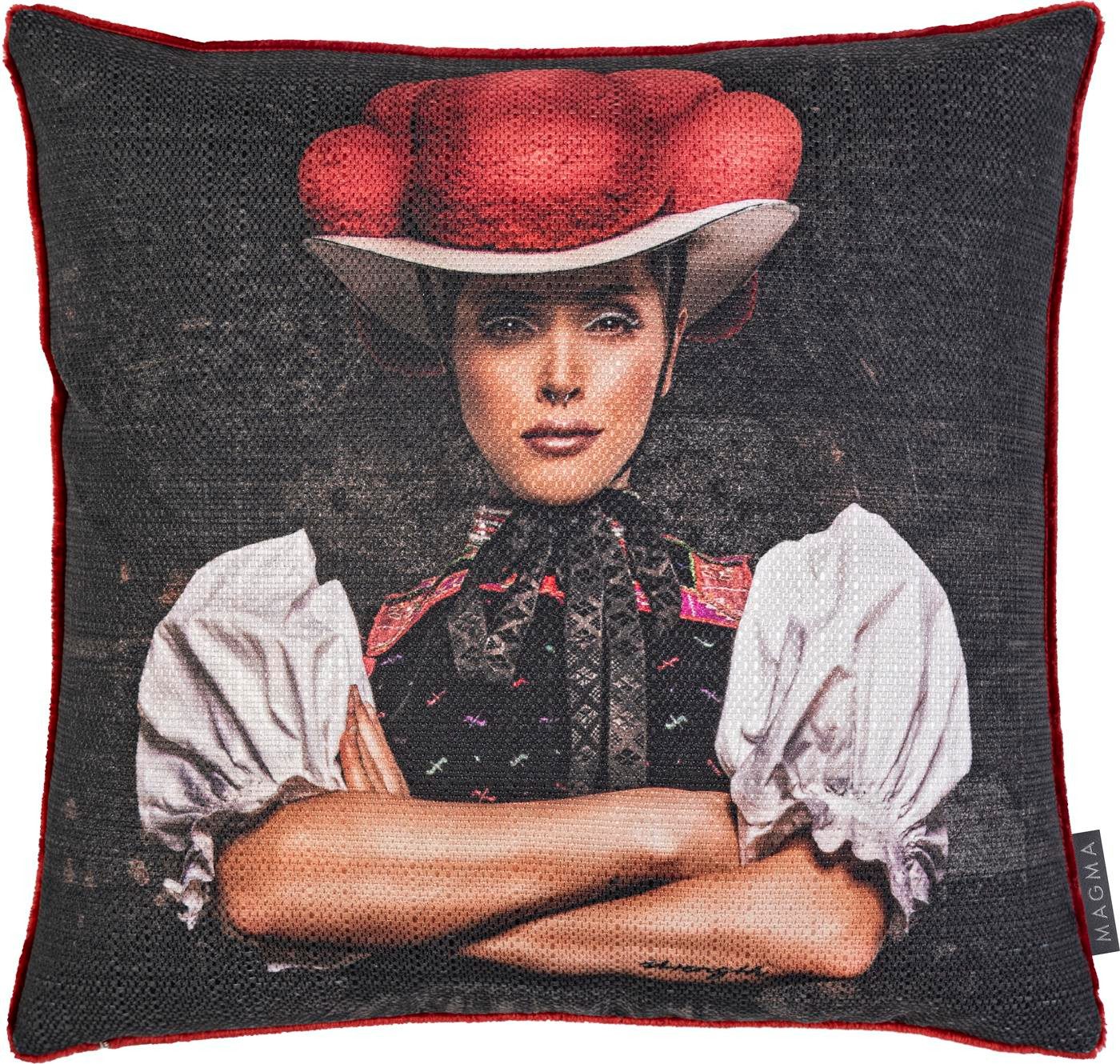 Magma Heimtex Kissenbezug Kissenhülle Artwood Schwarzwaldmädel ca. 45x45 cm günstig online kaufen